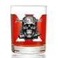 An Official Socially EXplicit Rocks Glass SX Skull