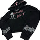 Socially EXplicit Black Mini Zip Up Hoodie (Limited-Not Mass Produced)