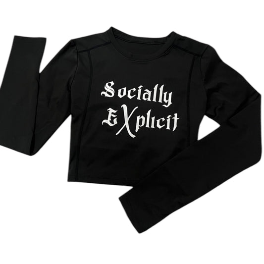 Yoga Top with long sleeves Socially EXplicit