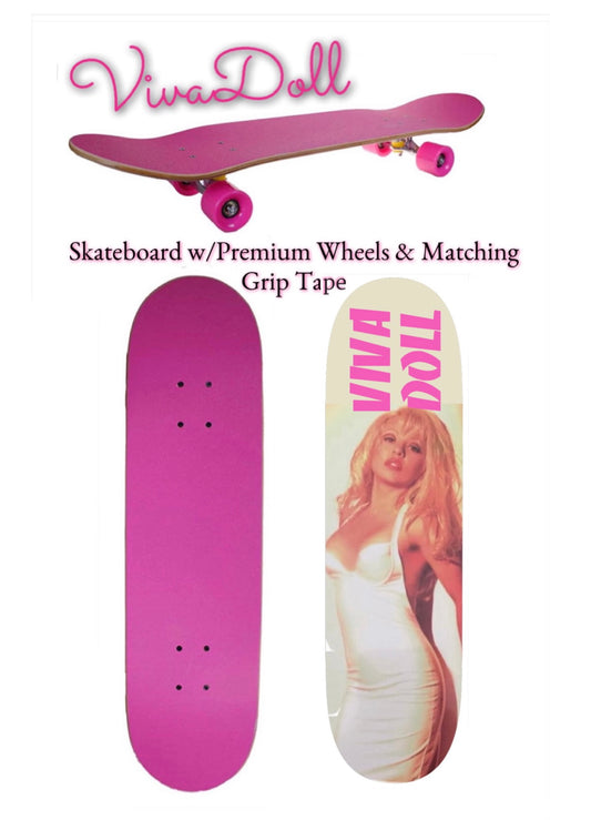 VIVA Doll Pink Skateboard by VIVA DOLL